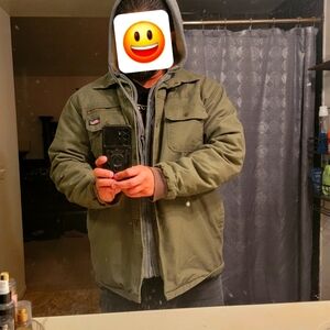 XL. Dickie's Men's Green Jacket